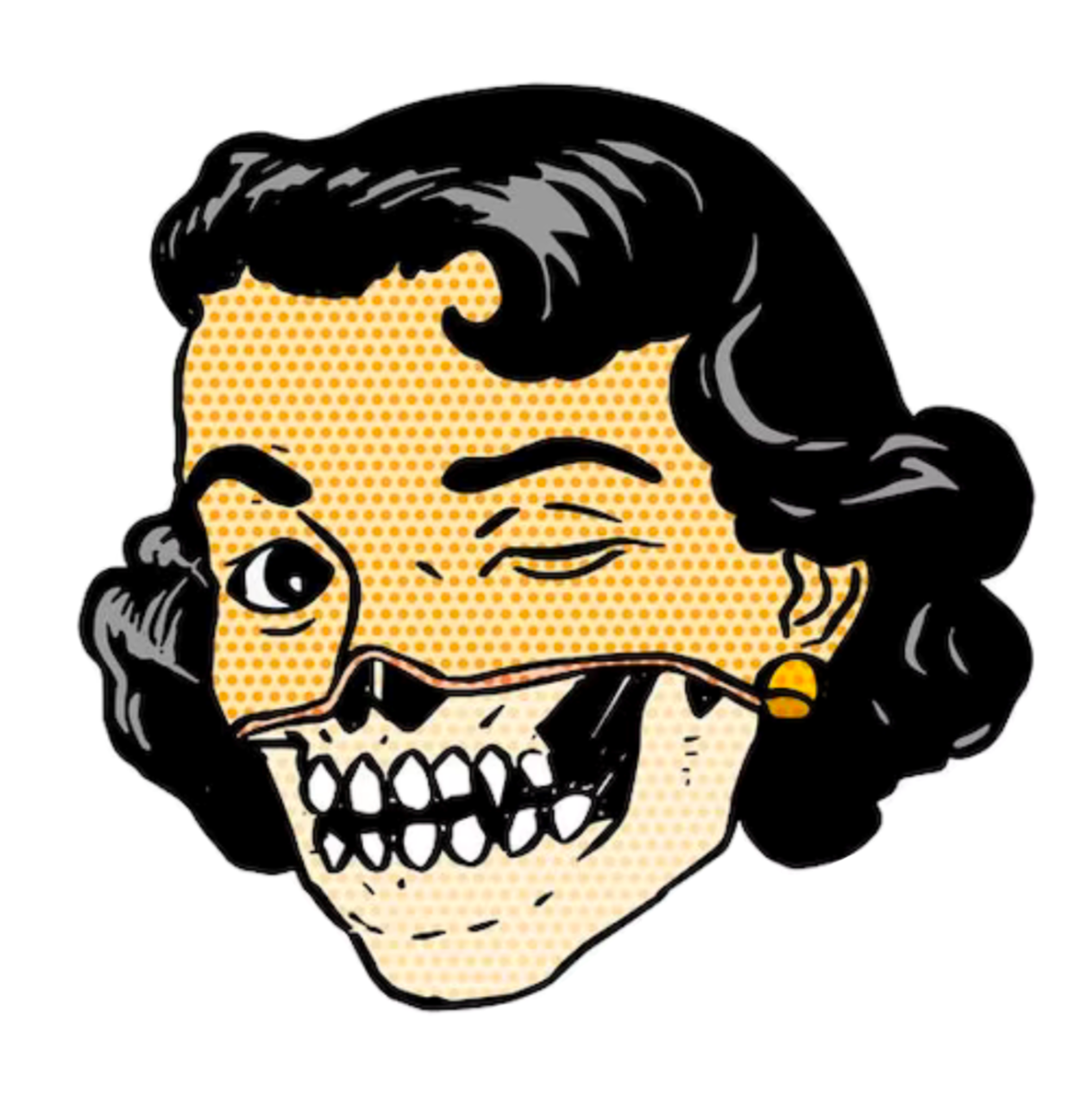 SKL-071 - Skull Sticker