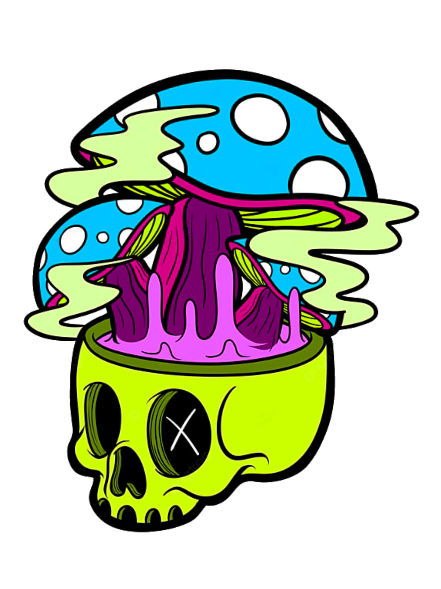 SKL-007 - Skull Sticker