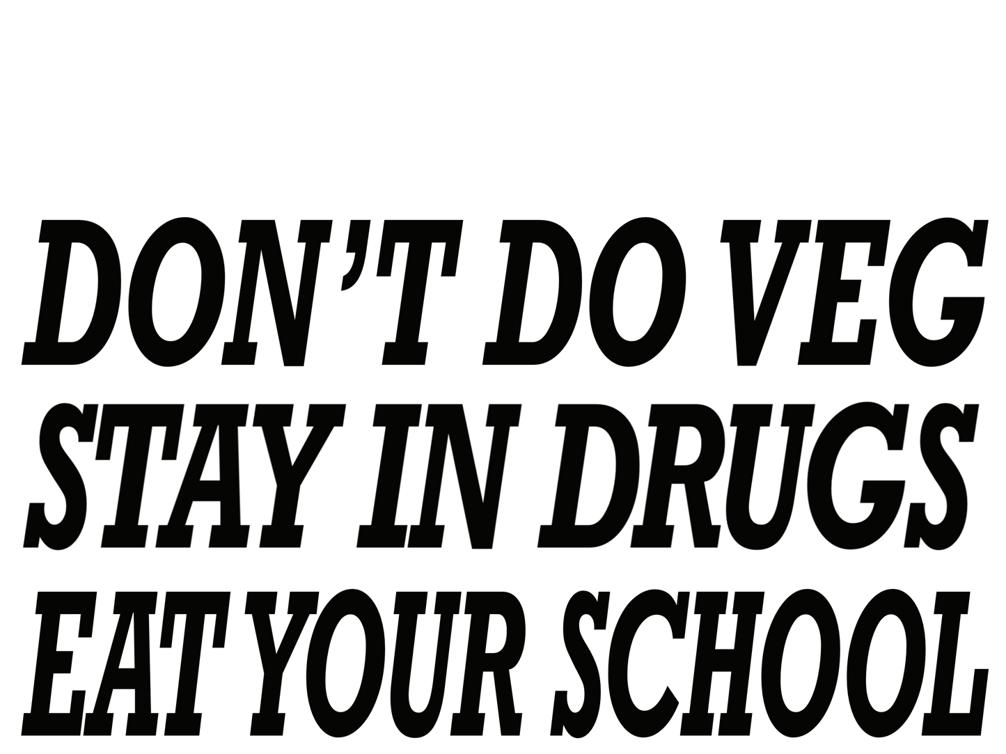 VIN-018 - Don't Do Veg