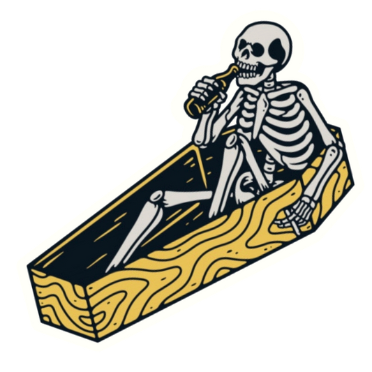 SKL-039- Skull Sticker