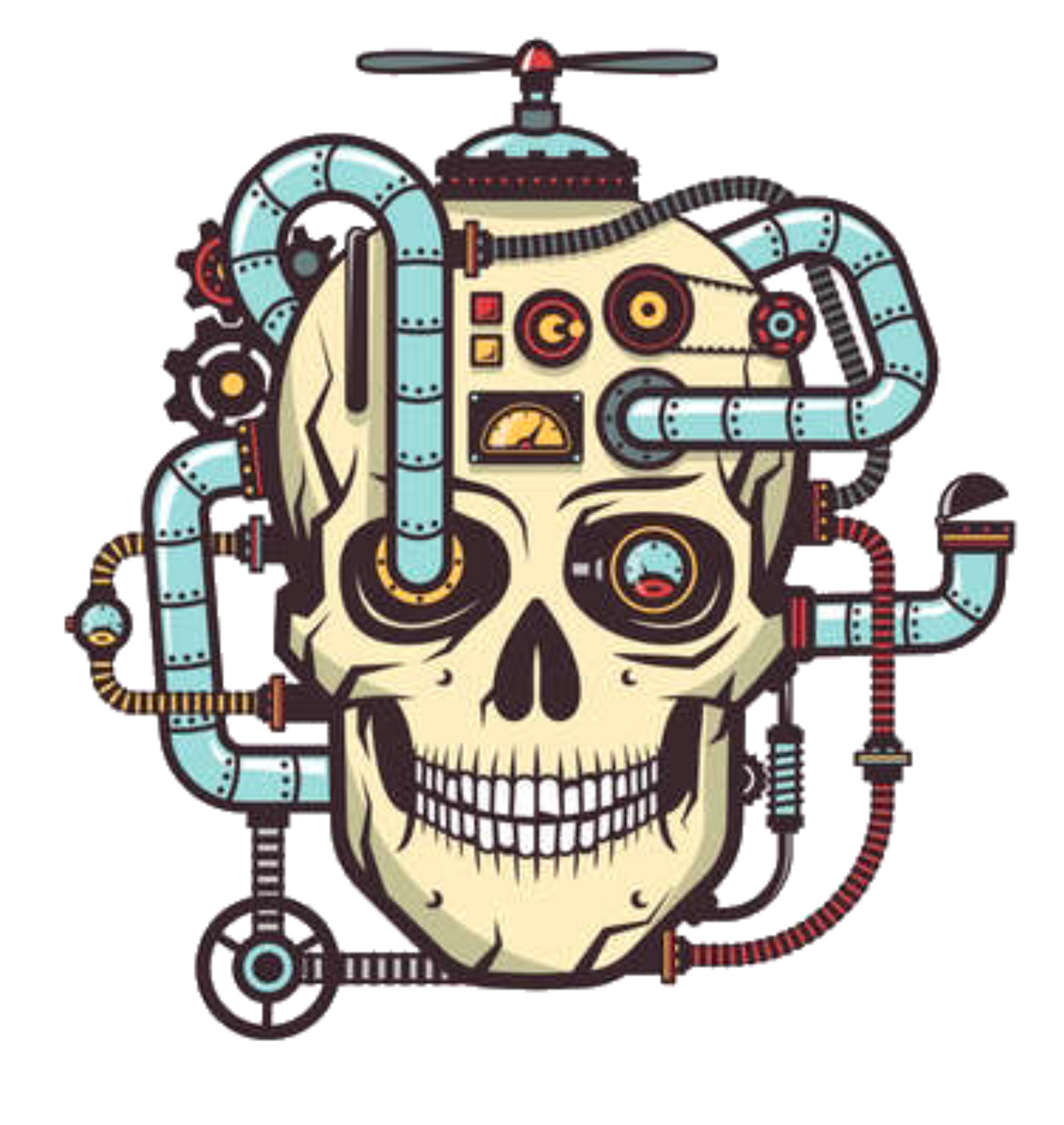 SKL-010 - Skull Sticker