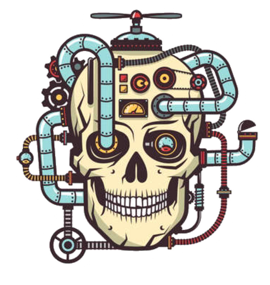 SKL-010 - Skull Sticker