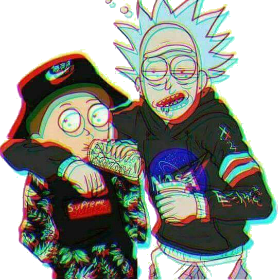 MAG-030-Faded Rick & Morty
