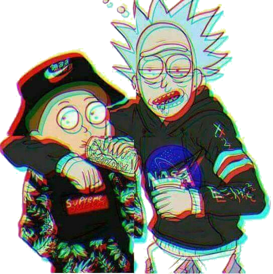 MAG-030-Faded Rick & Morty