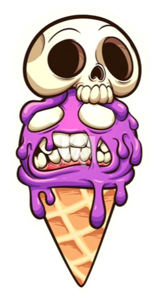 SKL-016 - Skull Sticker