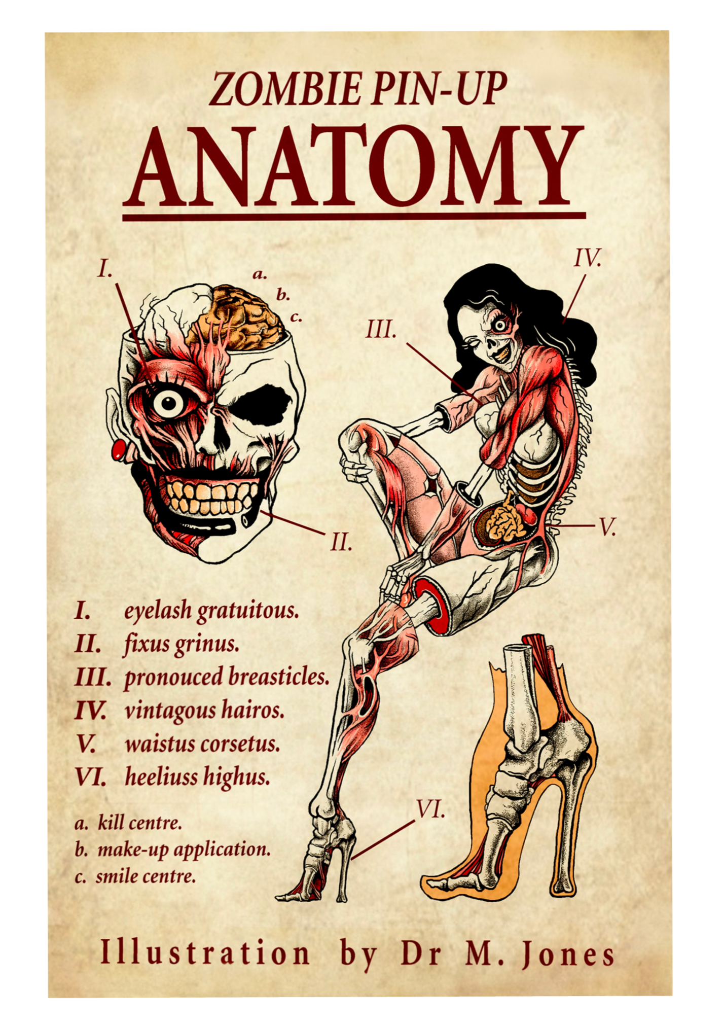 MAG-012-Zombie Pin-Up Anatomy